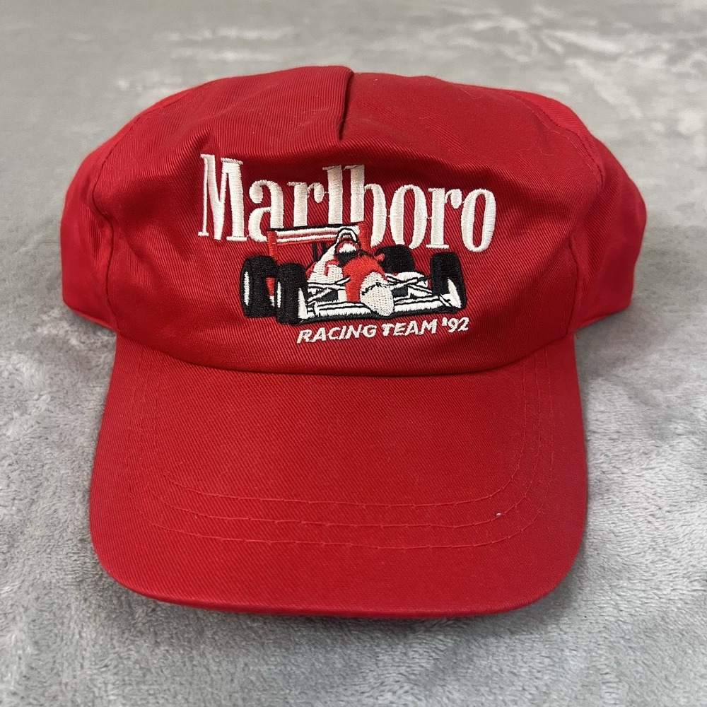 Marlboro Racing Team 1992 Adjustable Snapback Hat Vanguard Indycar Clean